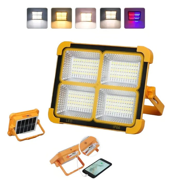 Luz De Emergencia Led De Carga Solar