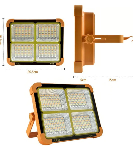 Luz De Emergencia Led De Carga Solar
