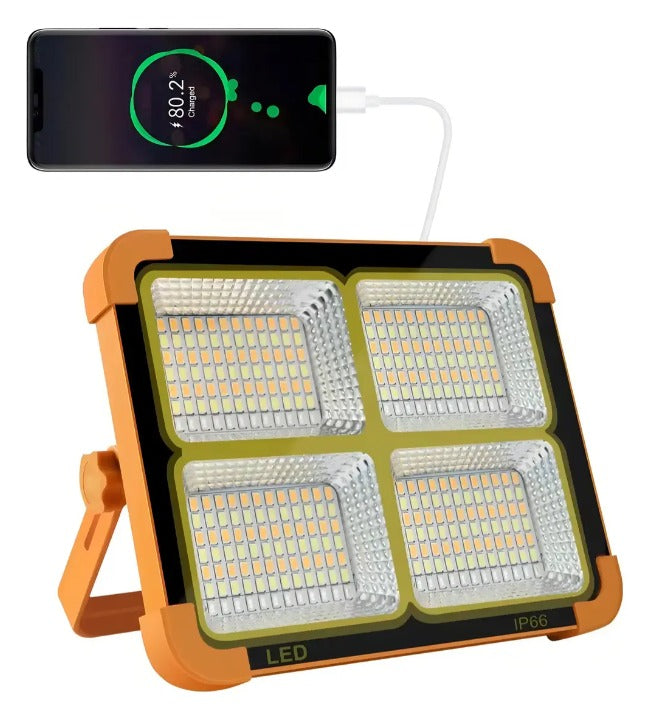 Luz De Emergencia Led De Carga Solar