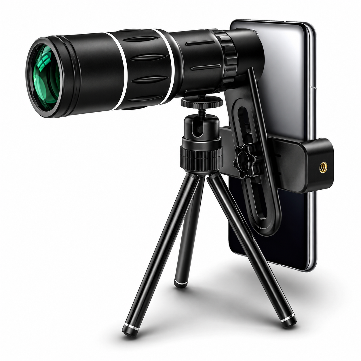 Telescopio Monocular De Vision Optica Hd - Adaptador para capturar imágenes lejanas
