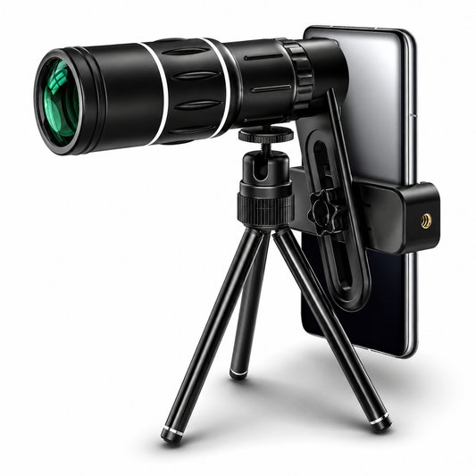 Telescopio Monocular De Vision Optica Hd - Adaptador para capturar imágenes lejanas